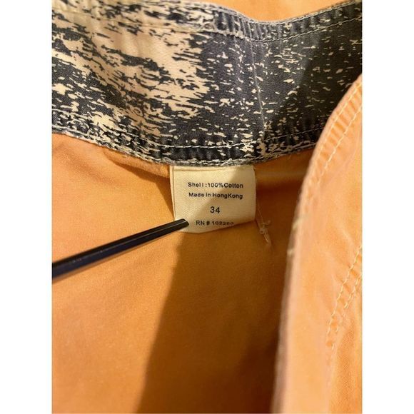 Sperry Top Sider Swim Trunks Sz 34 Orange Board Shorts Bathing Suit - Picture 8 of 10